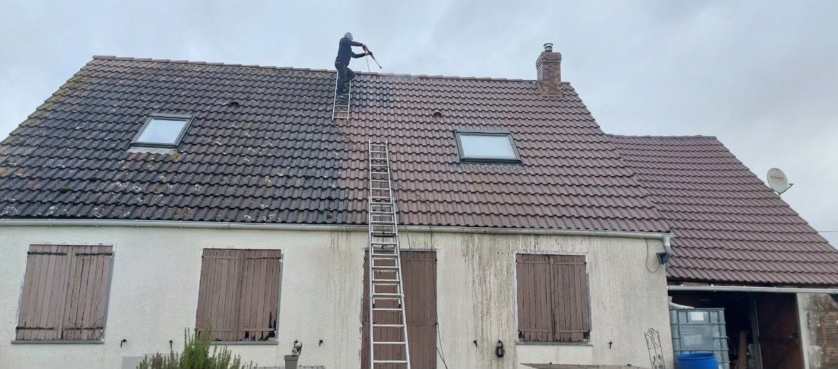 Nettoyage de toiture